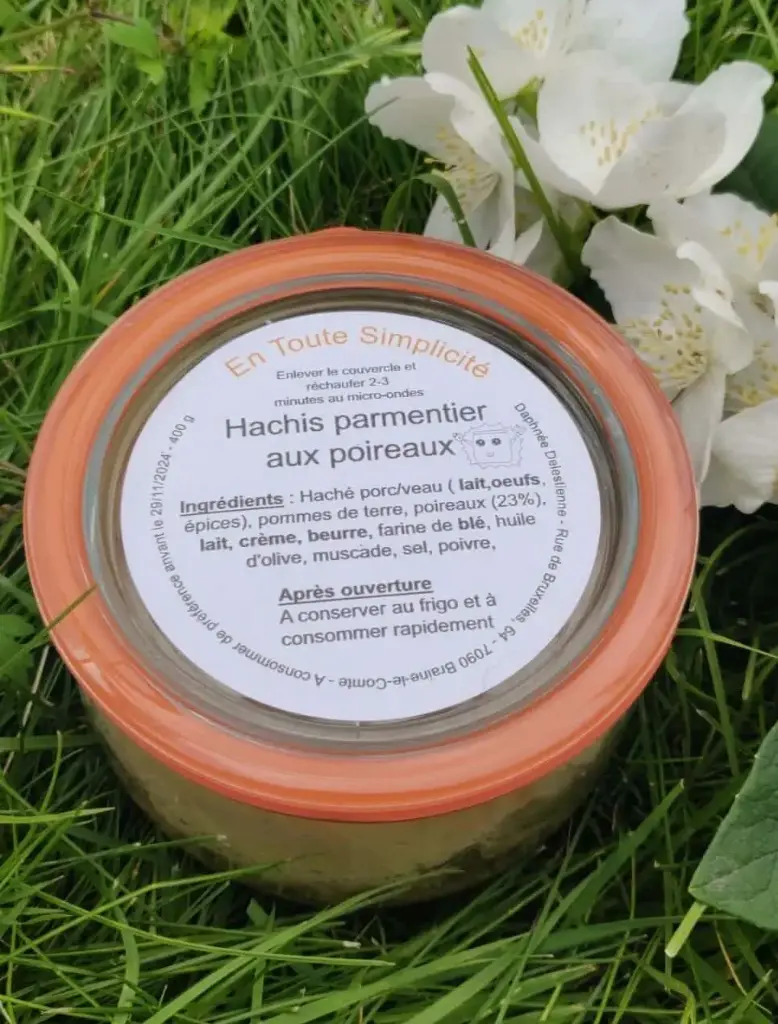Hachis parmentier aux poireaux – 400g